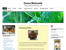 Tablet Screenshot of donnaminkowitz.com